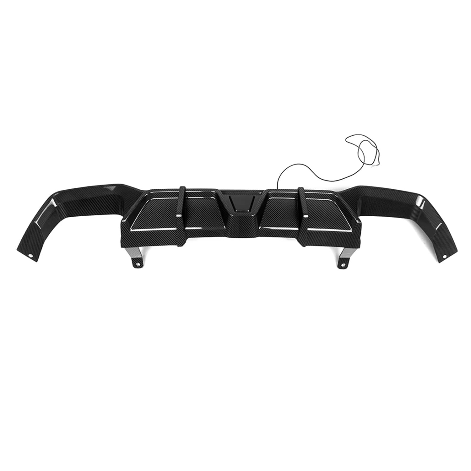 SooQoo BMW X3M F97 & X4M F98 LCI Rear Diffuser In Gloss Pre Preg Carbon Fibre (Facelift 2022+)