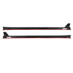 SooQoo BMW F97 X3M & F98 X4M SQ-B Side Skirts In Gloss Pre Preg Carbon Fibre