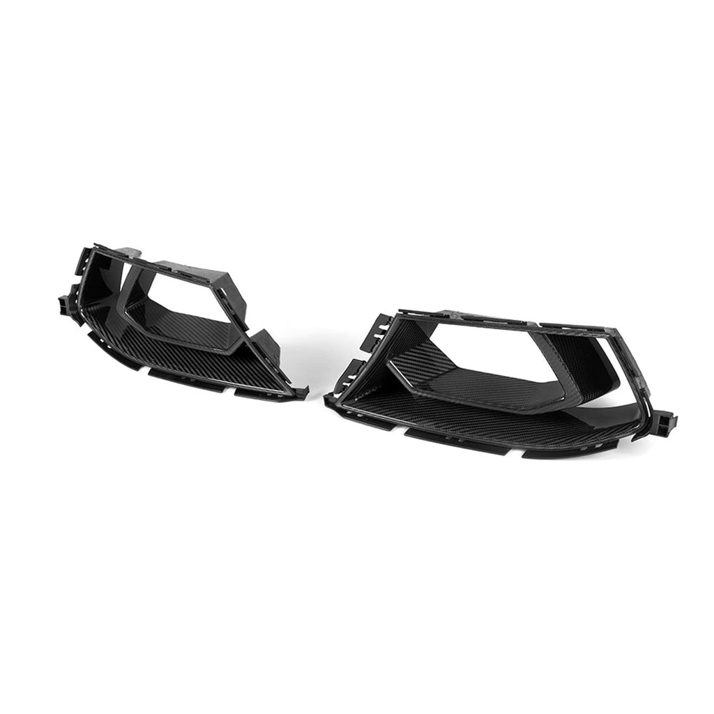 SooQoo BMW G80 M3 G82 M4 Front Ducts In Gloss Carbon Fibre