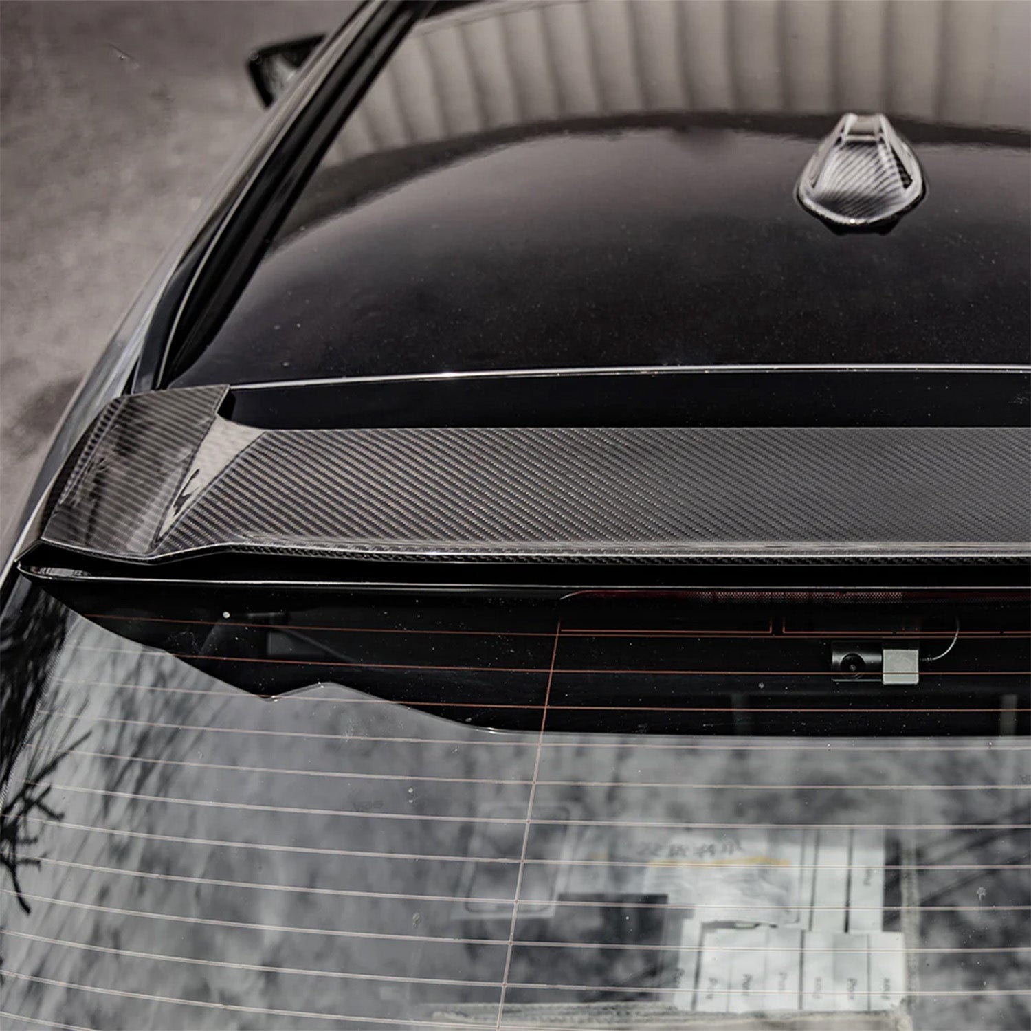 SooQoo BMW G81 M3 Touring SQ Aggressive Roof Spoiler In Gloss Pre Preg Carbon Fibre (2023+)