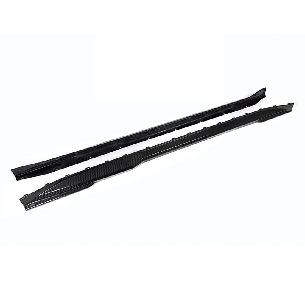 SooQoo BMW G82 G83 M4 Side Skirts In Gloss Carbon Fibre