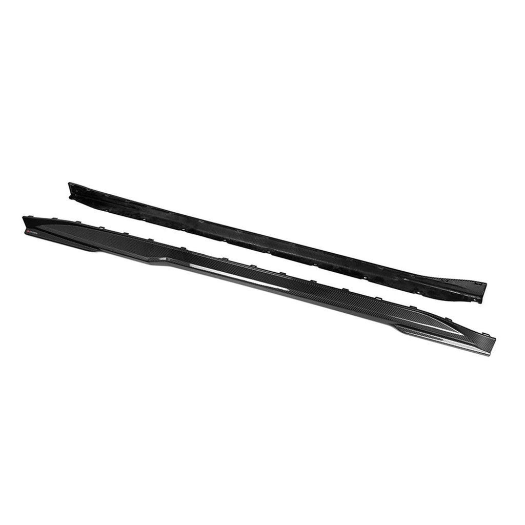 SooQoo BMW G82 G83 M4 Side Skirts In Gloss Carbon Fibre