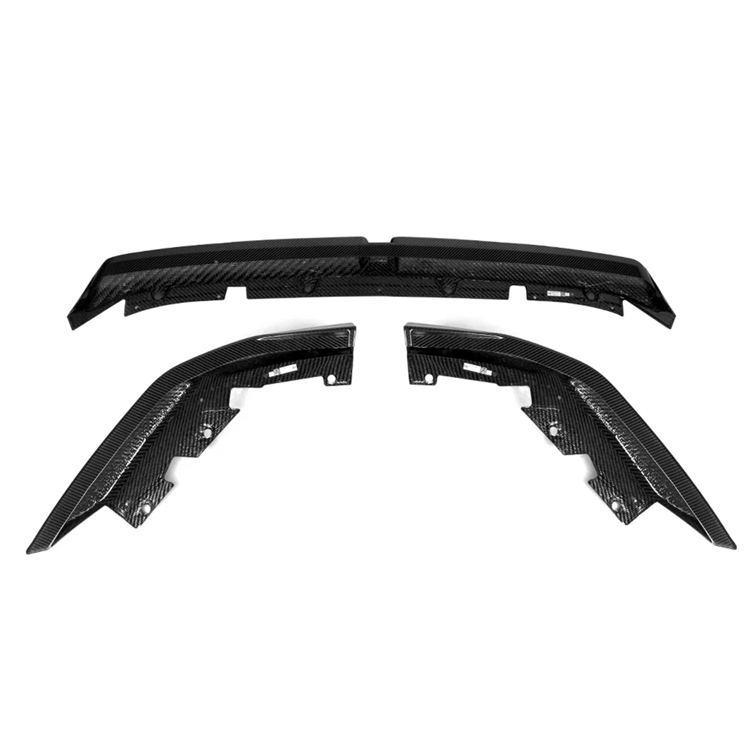 SooQoo BMW G90 & G99 M5 SQ-B Front Splitter In Gloss Carbon Fibre