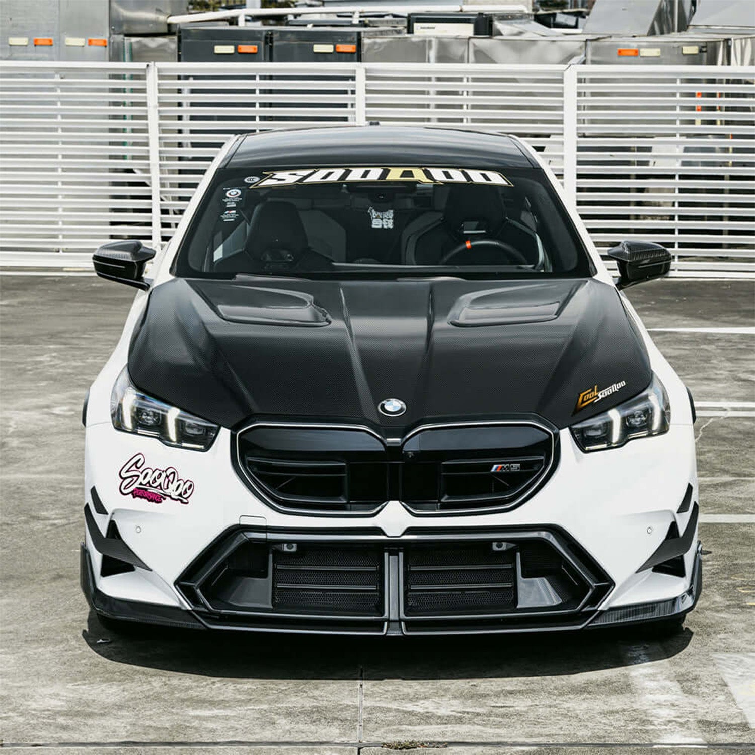 SooQoo BMW G90 & G99 M5 Vented Hood In Pre Preg Carbon Fibre