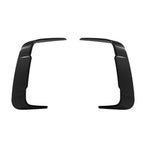 SooQoo BMW F93 M8 Gran Coupe Rear Bumper Inserts In Gloss Carbon Fibre