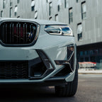 SooQoo BMW X3M F97 & X4M F98 LCI Front Ducts In Gloss Pre Preg Carbon Fibre (Facelift 2022+)