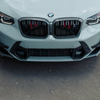 SooQoo BMW X3M F97 & X4M F98 LCI Front Ducts In Gloss Pre Preg Carbon Fibre (Facelift 2022+)