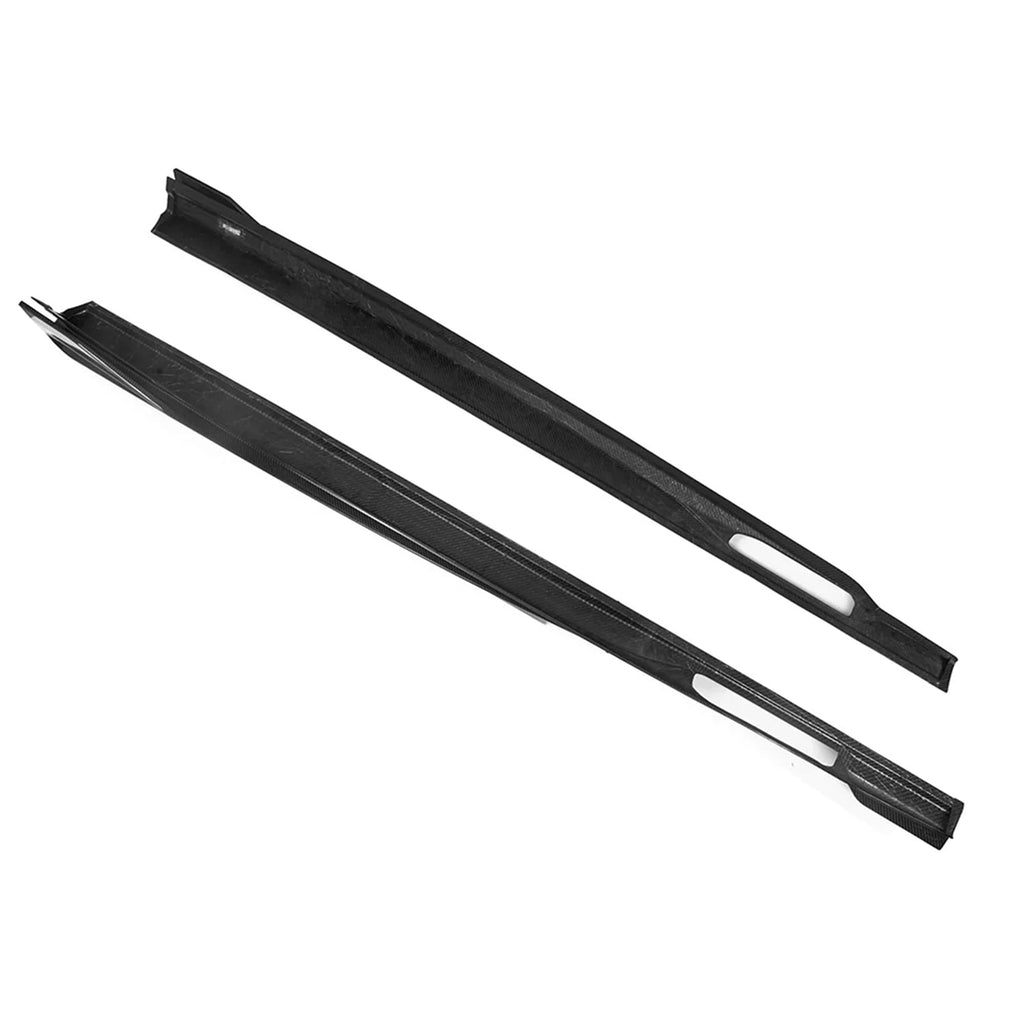 SooQoo BMW F96 X6M & G06 X6 LCI Side Skirts In Gloss Carbon Fibre