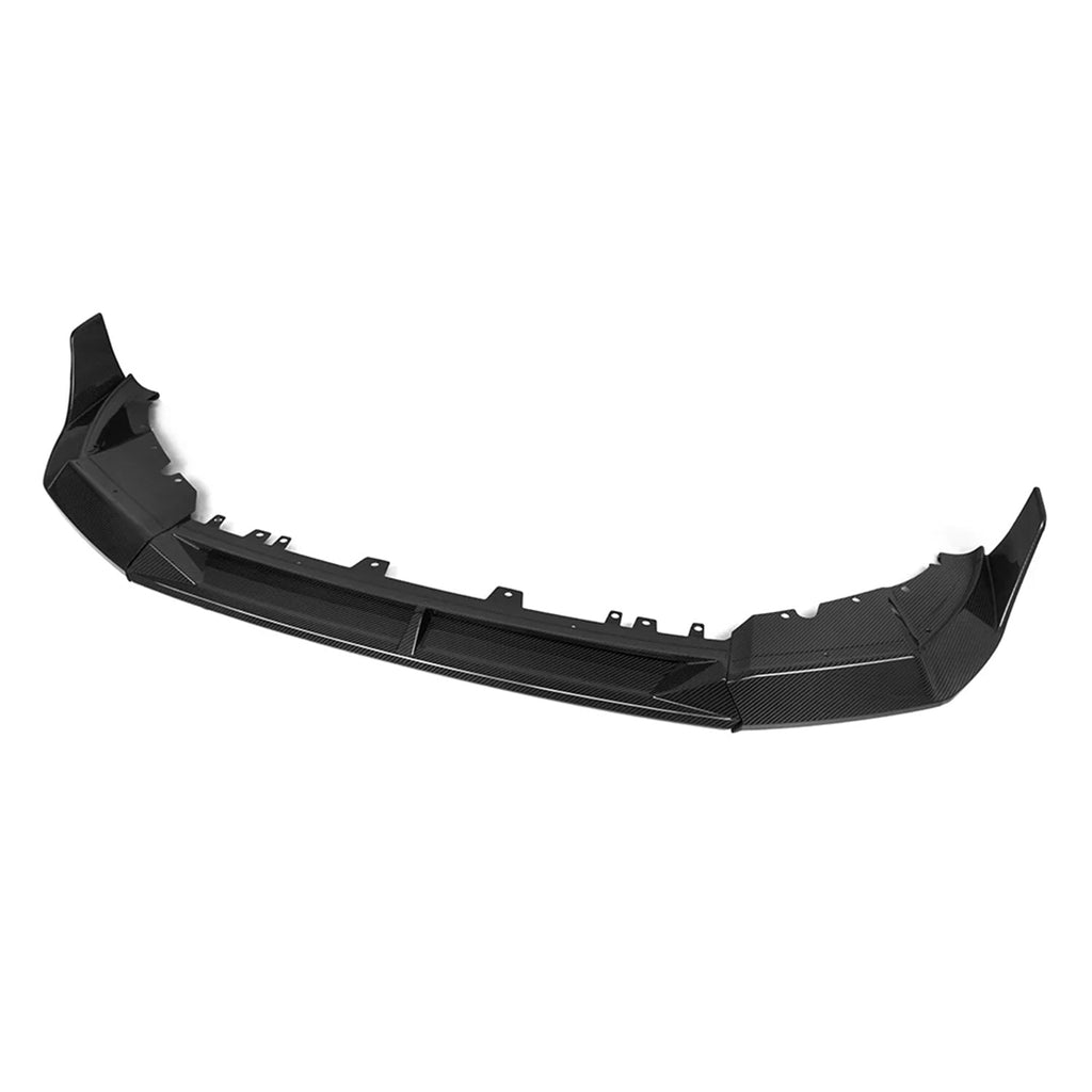 SooQoo BMW X3M F97 & X4M F98 LCI SQ-B Front Splitter In Gloss Pre Preg Carbon Fibre (Facelift 2022+)