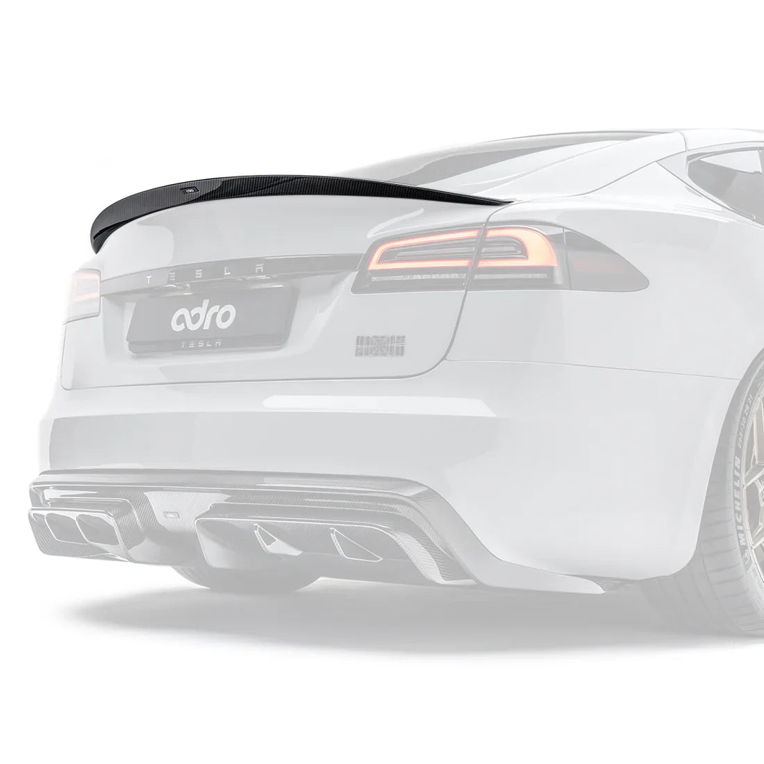 ADRO Tesla Model S Carbon Fiber Rear Spoiler