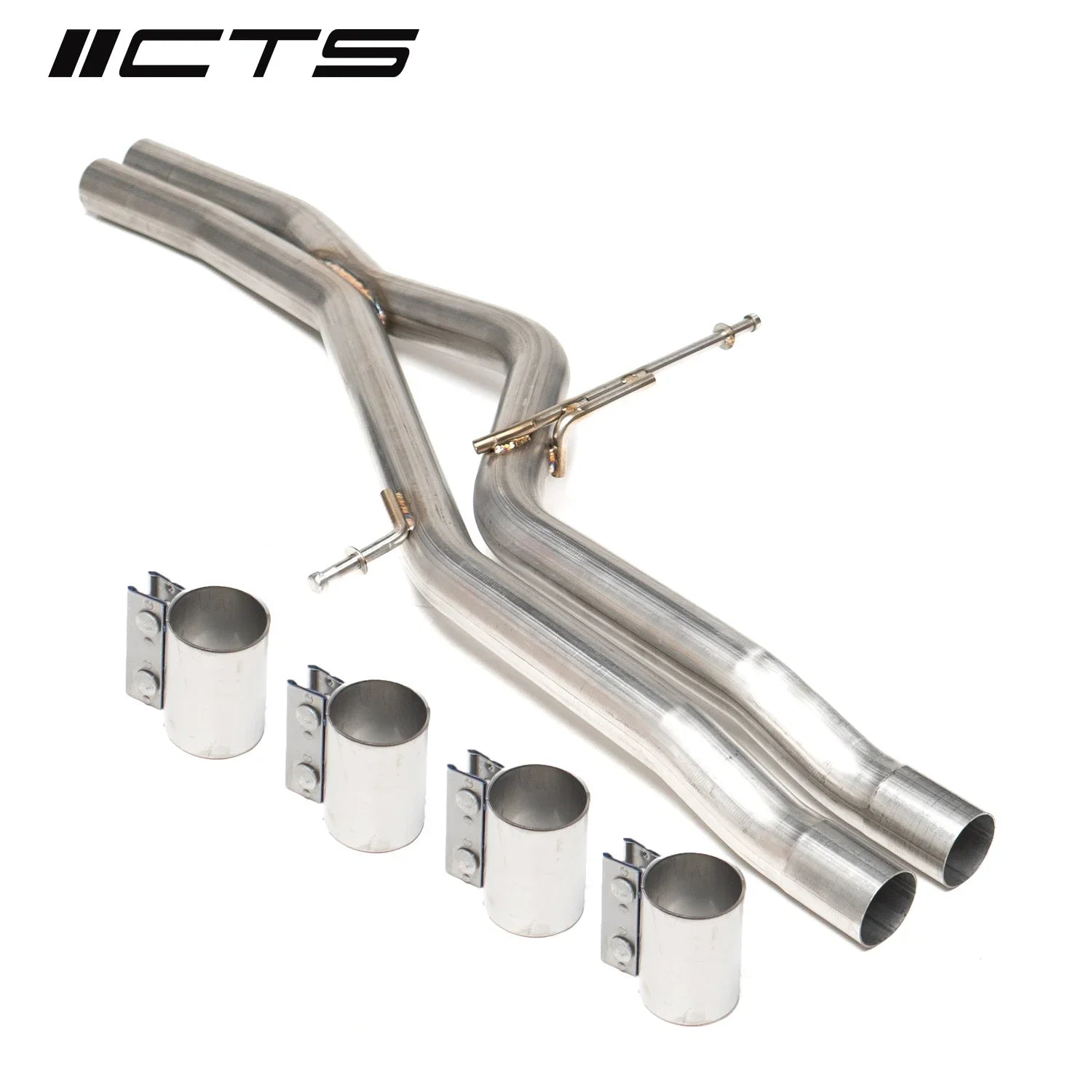CTS Turbo Audi S4 B8/B8.5 Resonator Delete X-Pipe