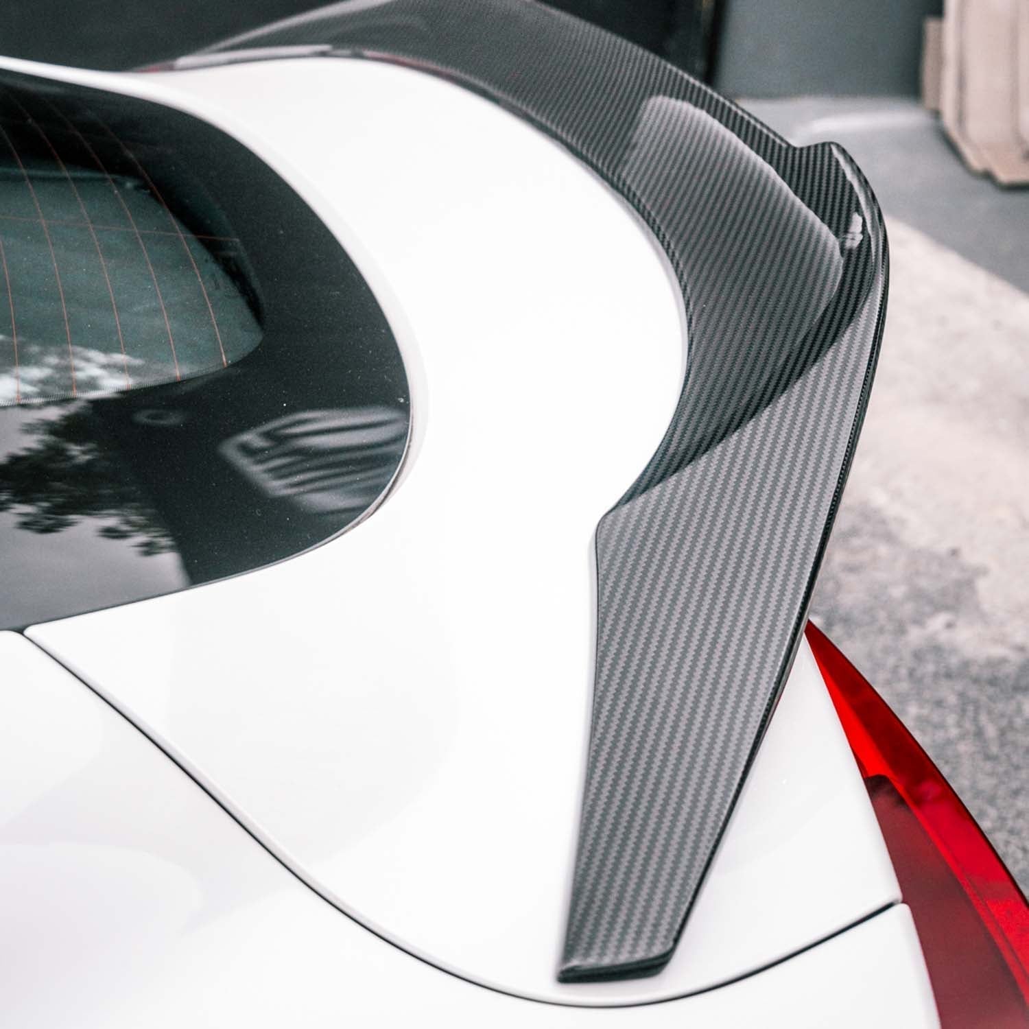 MHC+ Toyota A90 Supra Pre Preg Carbon Fibre V Style Rear Spoiler