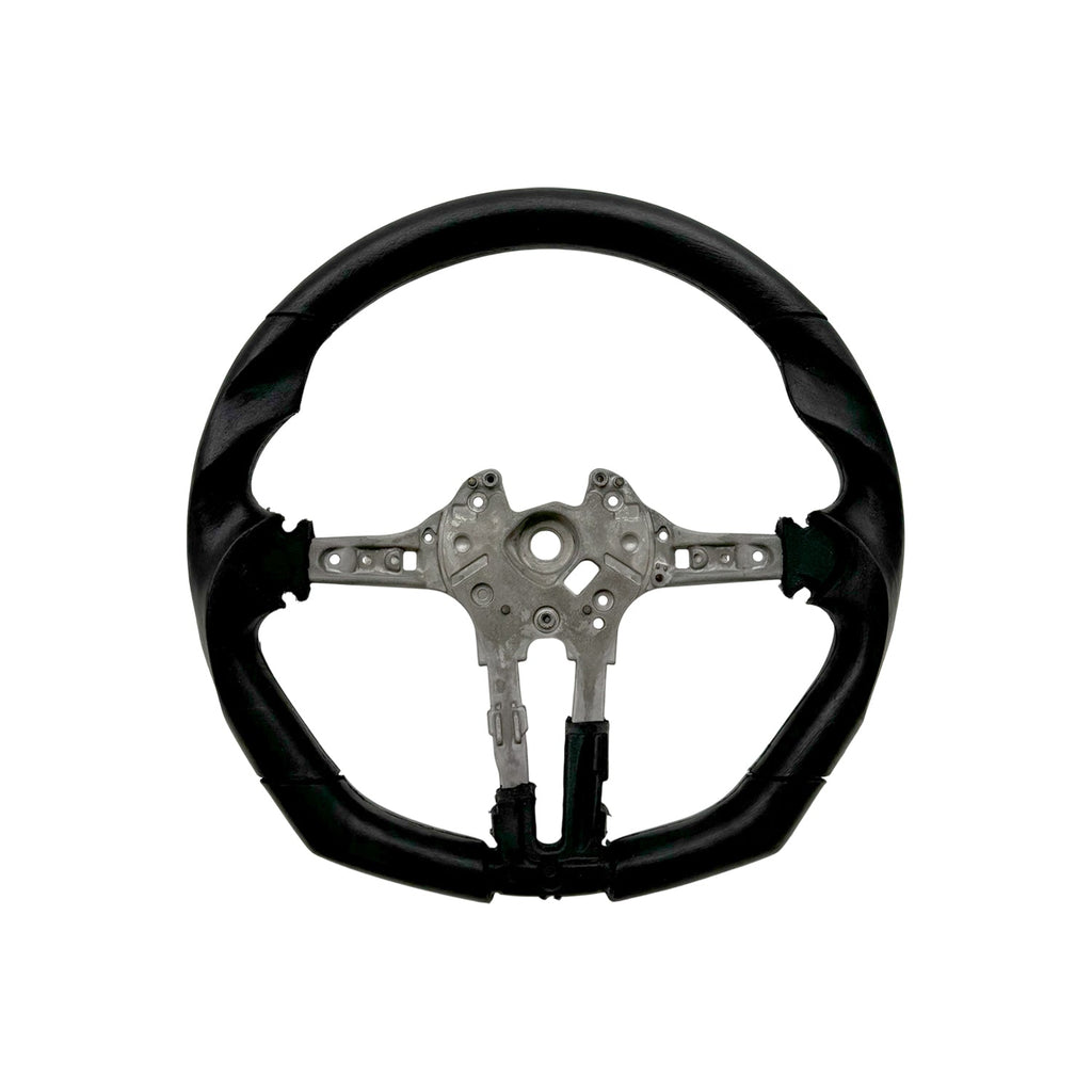 APPROVED USED Genuine BMW OEM F Series 1-4 Series RAW Flat Bottom Steering Wheel