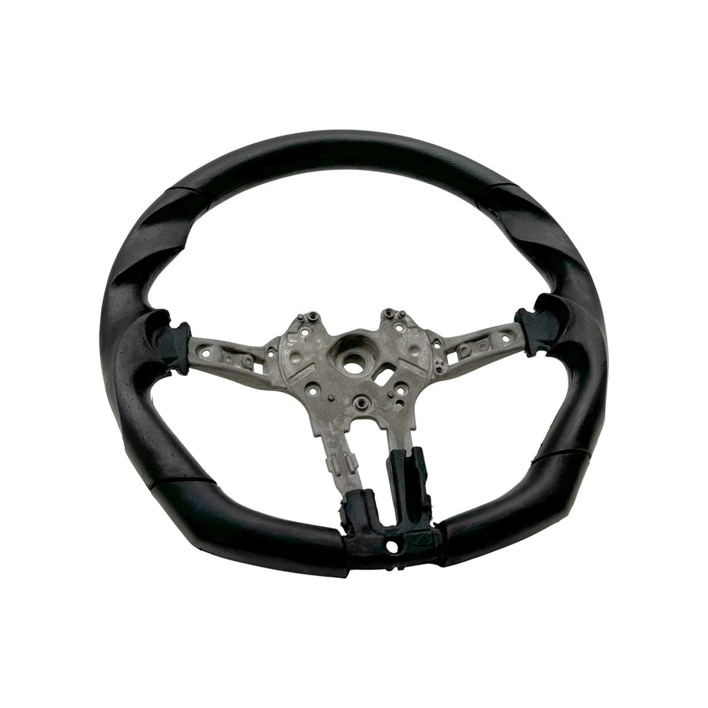 APPROVED USED Genuine BMW OEM F Series 1-4 Series RAW Flat Bottom Steering Wheel