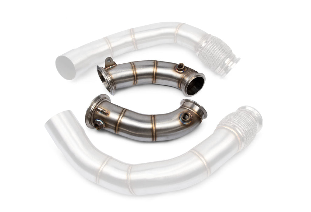 VRSF Stainless Steel Race Downpipes for 2018 – 2021 BMW M5 & M8 F90 F91 F92 F93 S63R