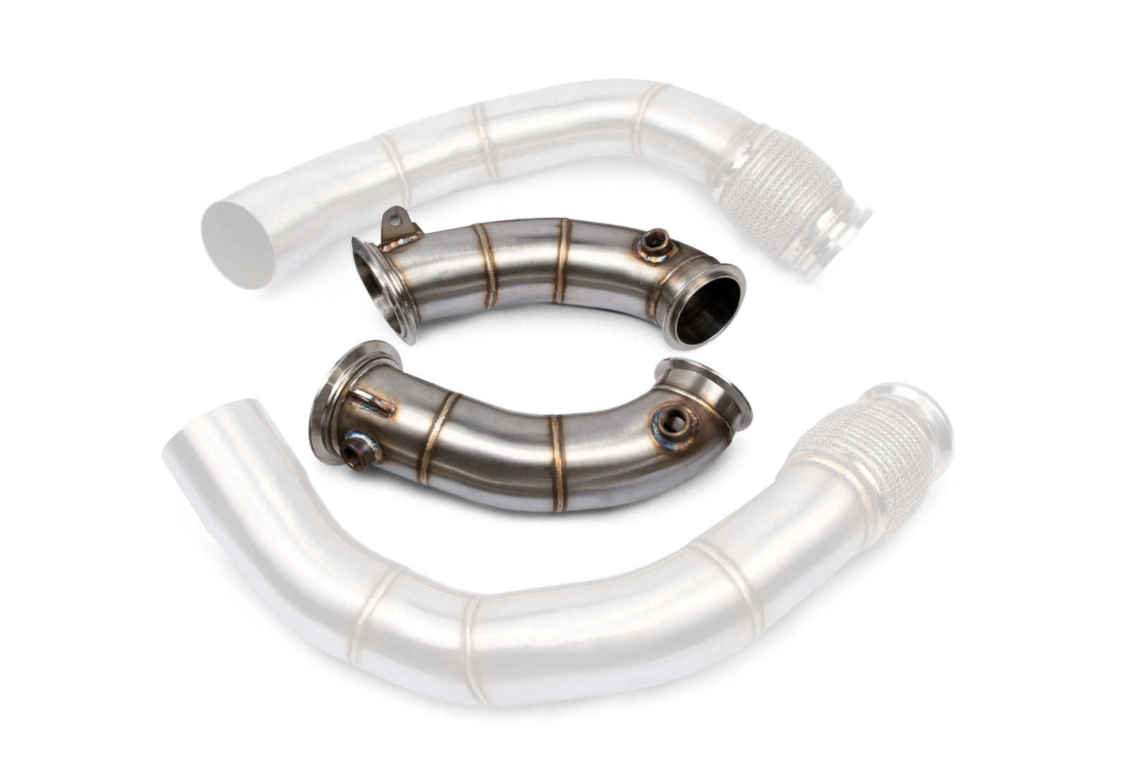 VRSF Stainless Steel Race Downpipes for 2018 – 2021 BMW M5 & M8 F90 F91 F92 F93 S63R