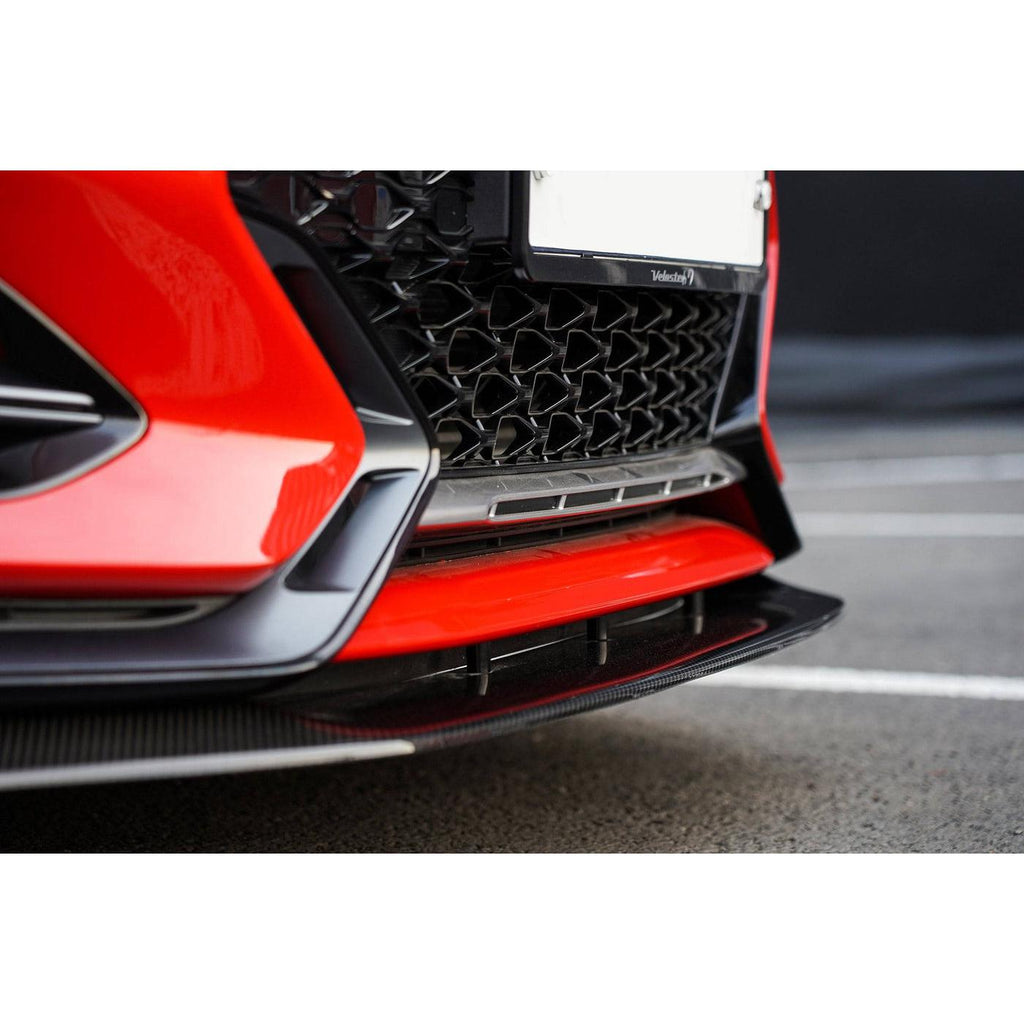 ADRO Hyundai Veloster Turbo & N Carbon Fiber Front Lip V1 (2018-2022)