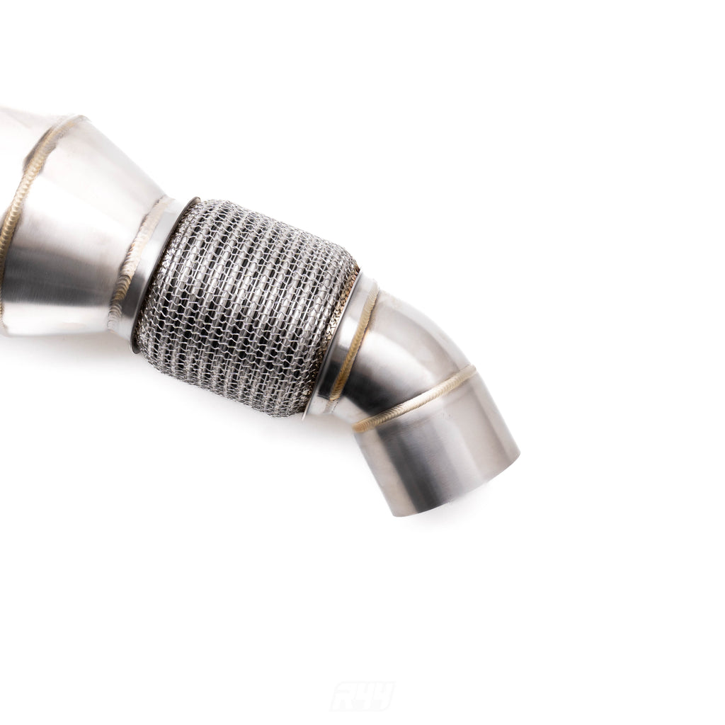 R44 BMW F Series B58 Exhaust 200 Cell Euro 6 Sports Cat Downpipe (M140i, M240i, 340i, 440i, G30 540i & more)