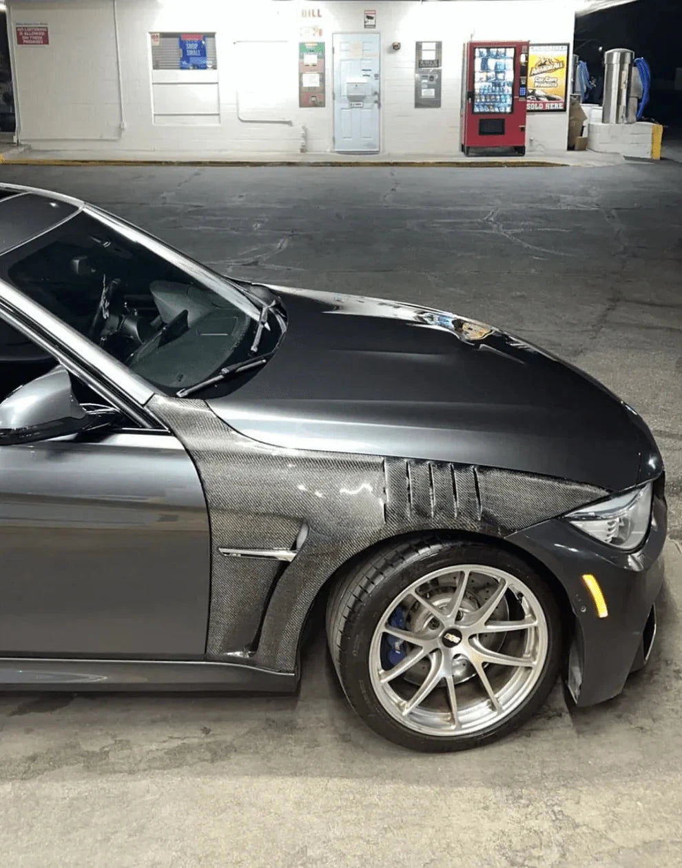F80/F82 M3 M4 Carbon Fibre Vented Fenders