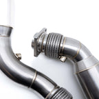 R44 BMW F80 M3, F82 M4 & F87 M2 Competition S55 Exhaust 200 Cell Sports Cat Downpipes