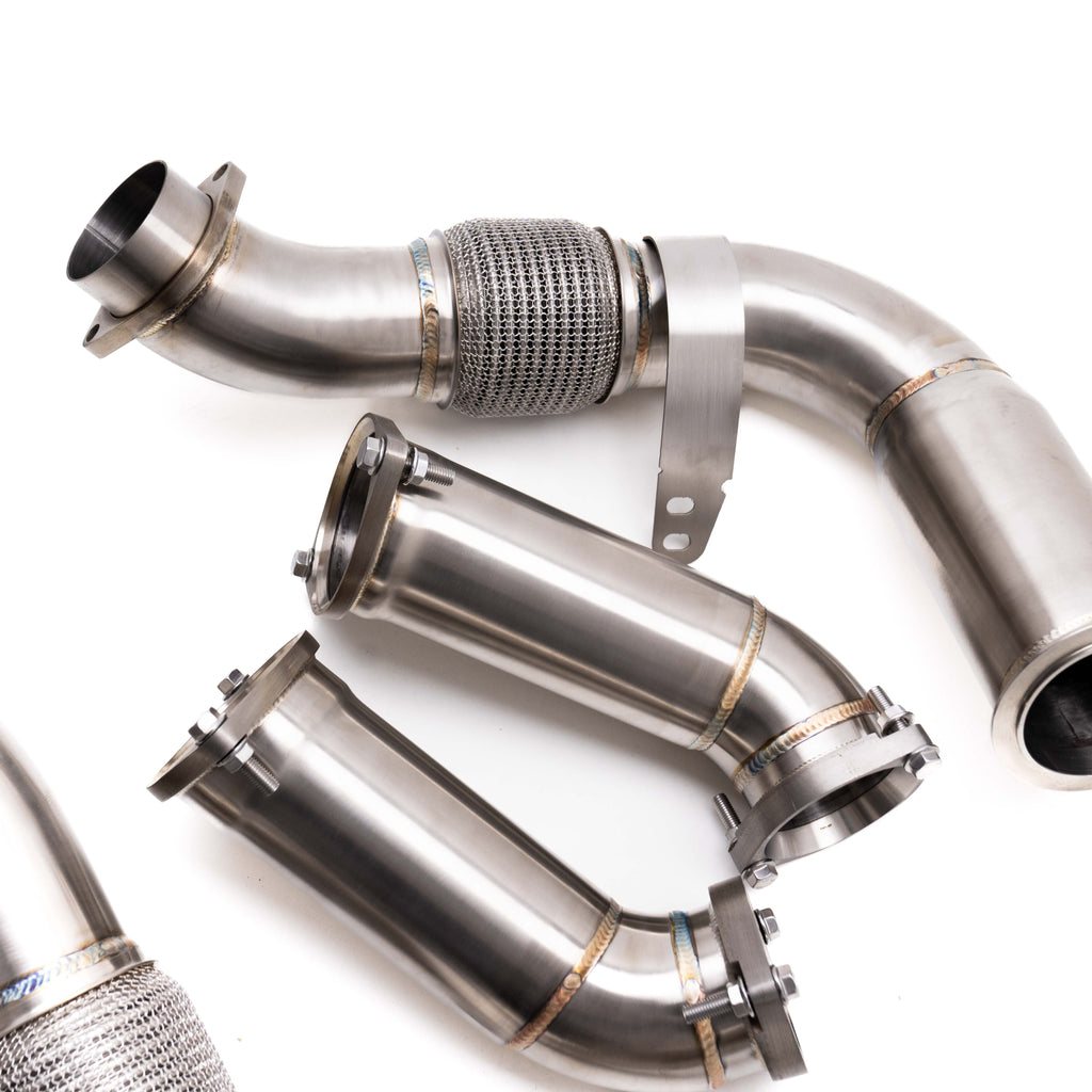 R44 BMW G90 & G99 M5 S68 Primary & Secondary Exhaust Catless Downpipes (2024+)