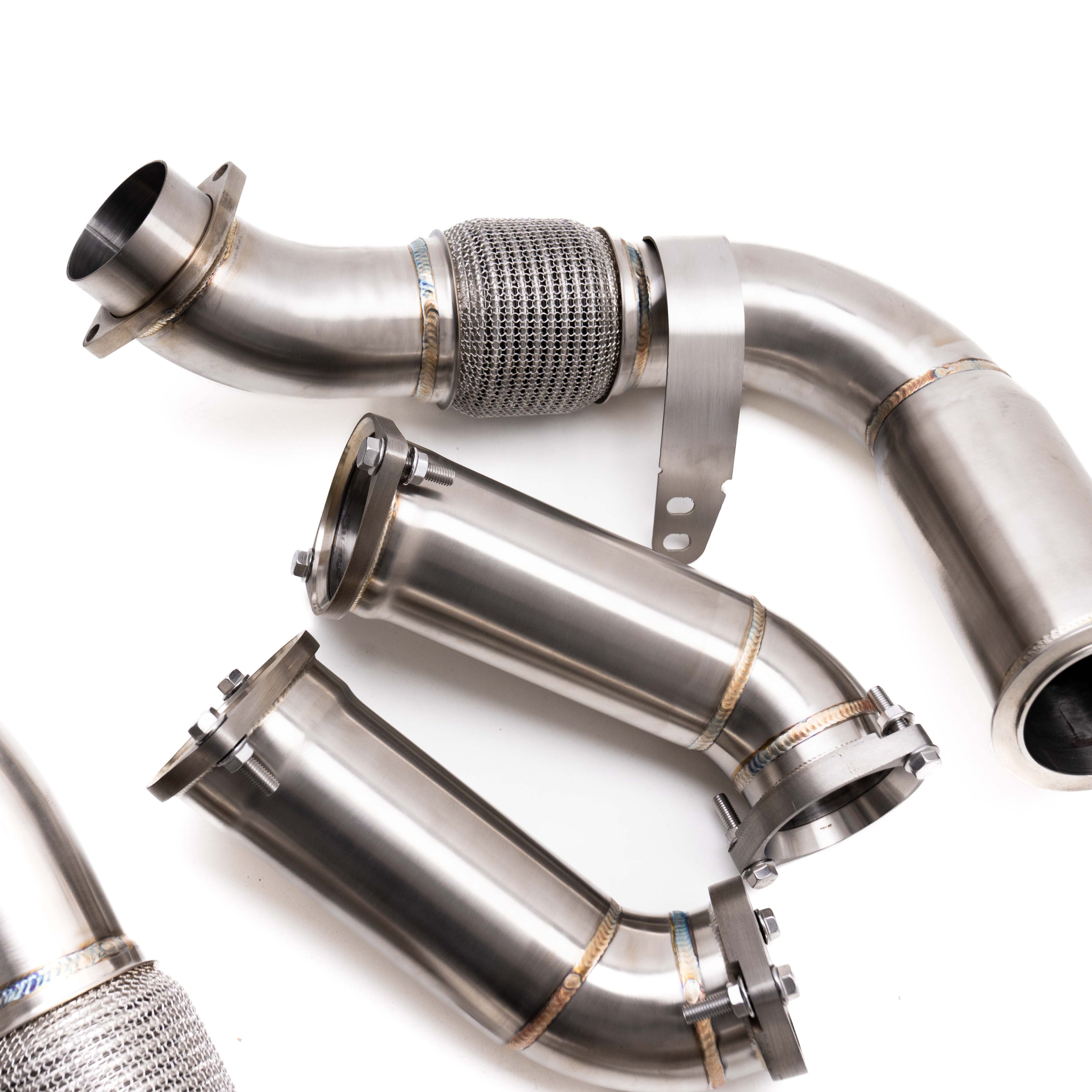 R44 BMW G90 & G99 M5 S68 Primary & Secondary Exhaust Catless Downpipes (2024+)