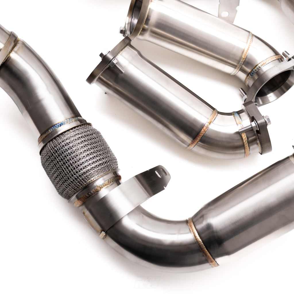 R44 BMW G90 & G99 M5 S68 Primary & Secondary Exhaust Catless Downpipes (2024+)