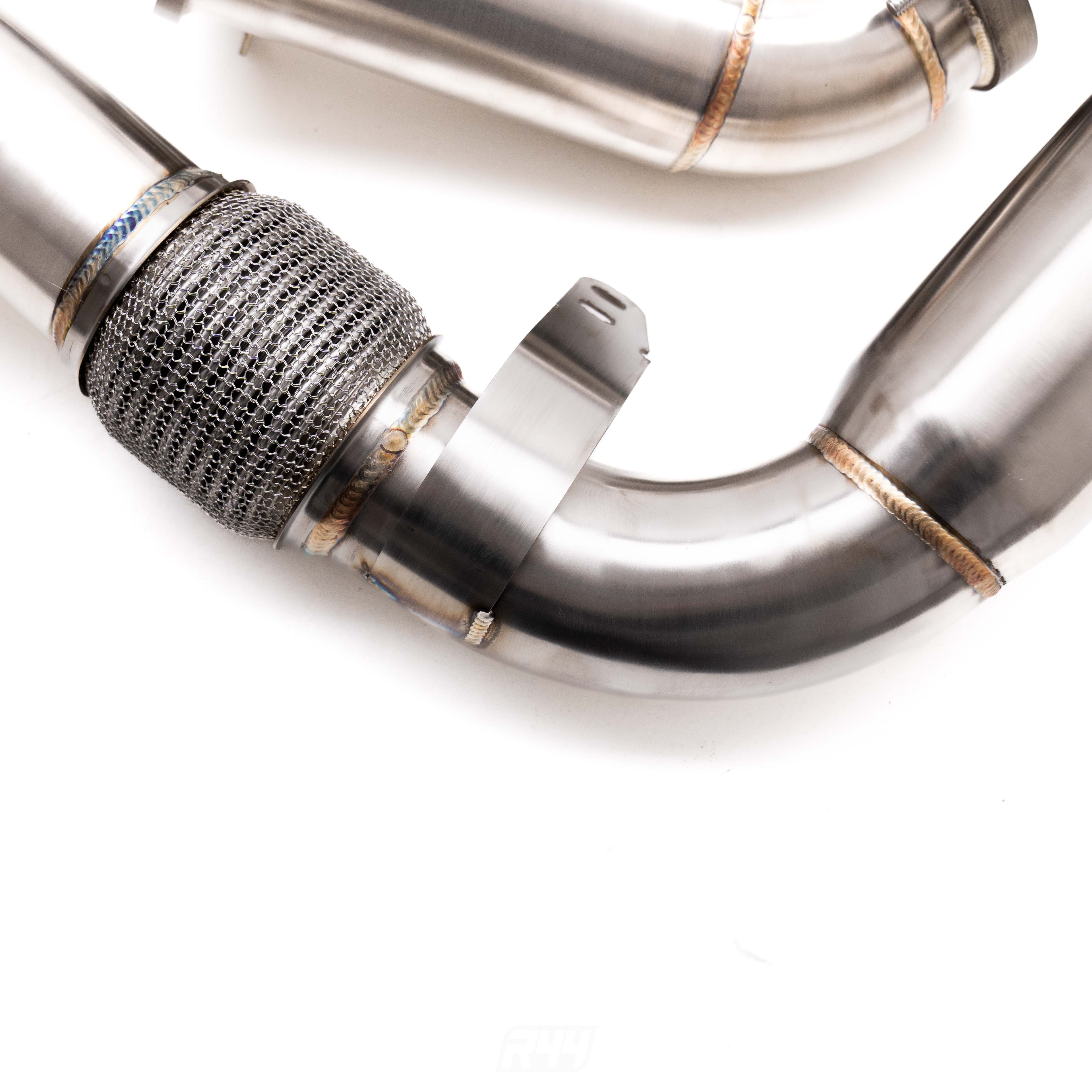 R44 BMW G90 & G99 M5 S68 Primary & Secondary Exhaust Catless Downpipes (2024+)