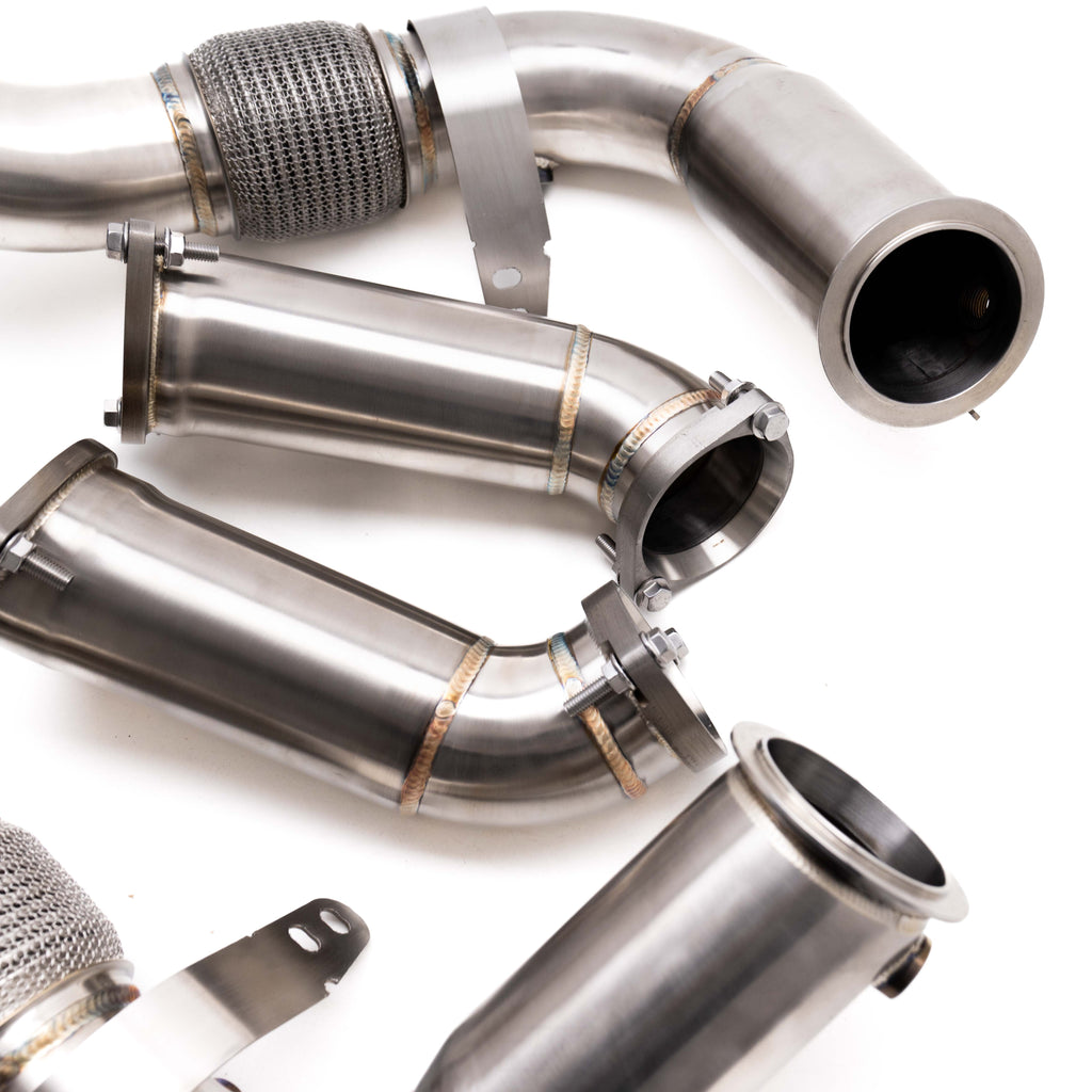 R44 BMW G90 & G99 M5 S68 Primary & Secondary Exhaust Catless Downpipes (2024+)