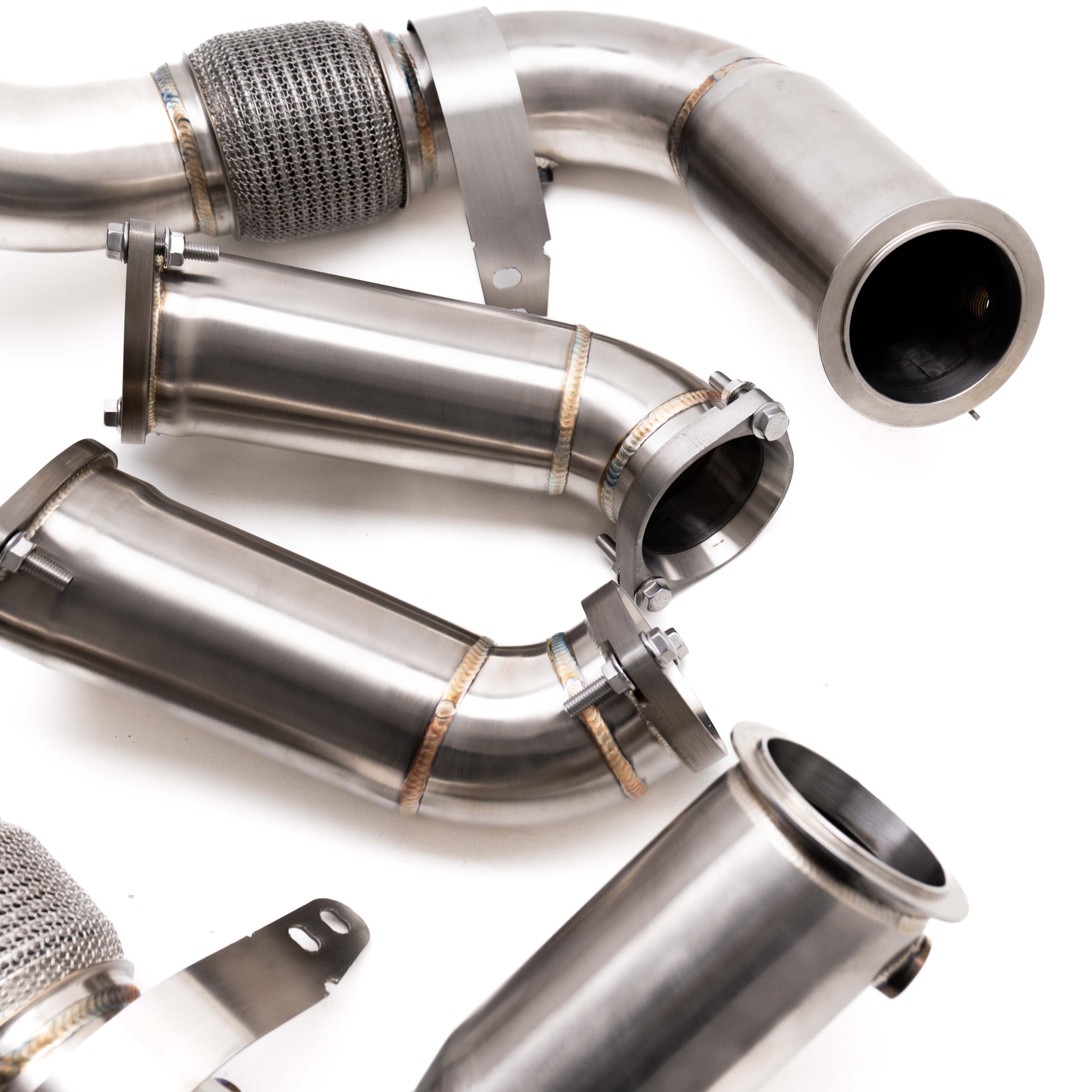 R44 BMW G90 & G99 M5 S68 Primary & Secondary Exhaust Catless Downpipes (2024+)