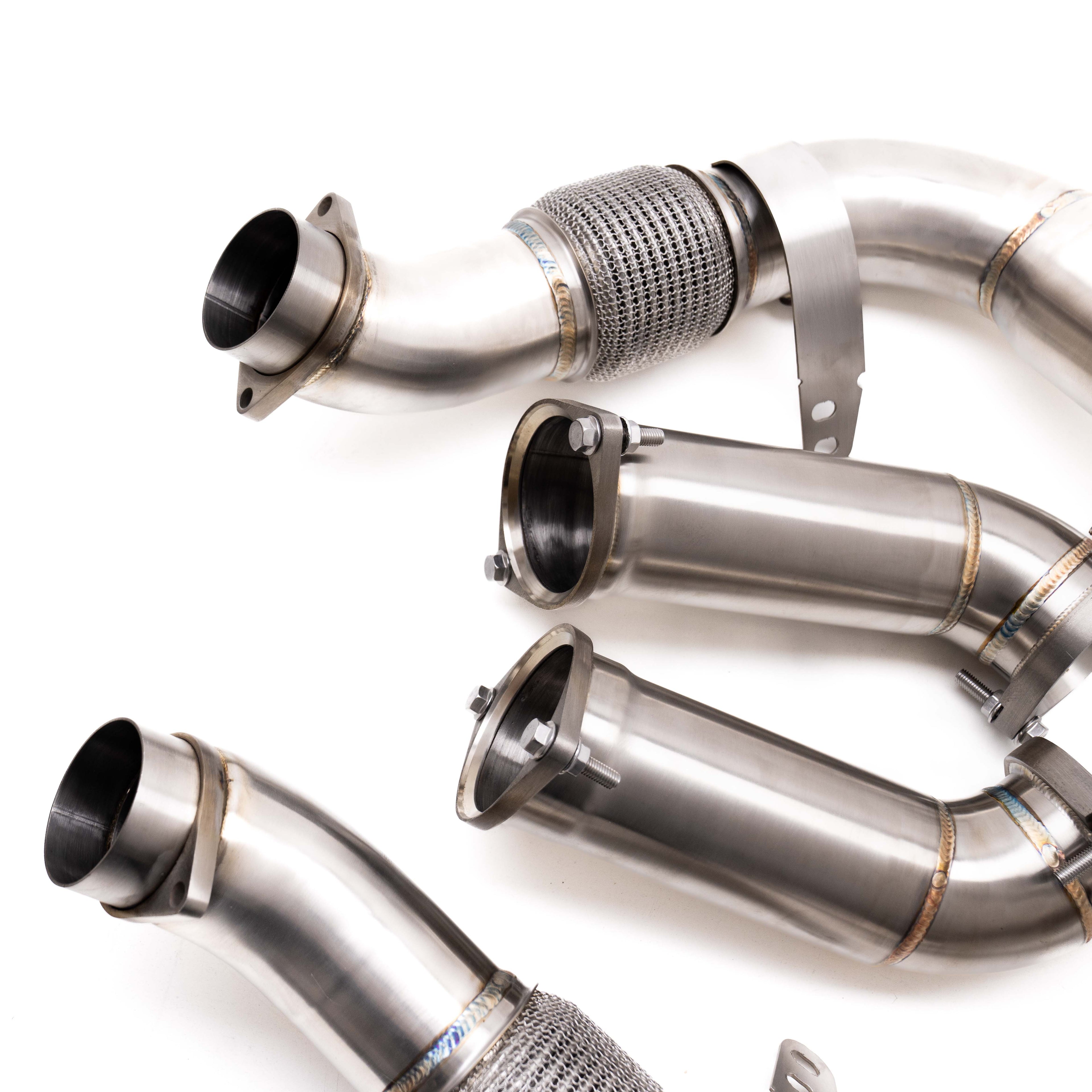 R44 BMW G90 & G99 M5 S68 Primary & Secondary Exhaust Catless Downpipes (2024+)