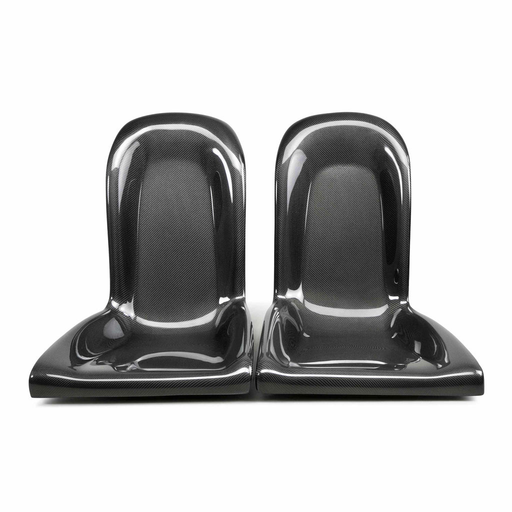 Seibon Carbon Fiber Rear Seat Panels - 2009-2022 Nissan GTR (Pair)