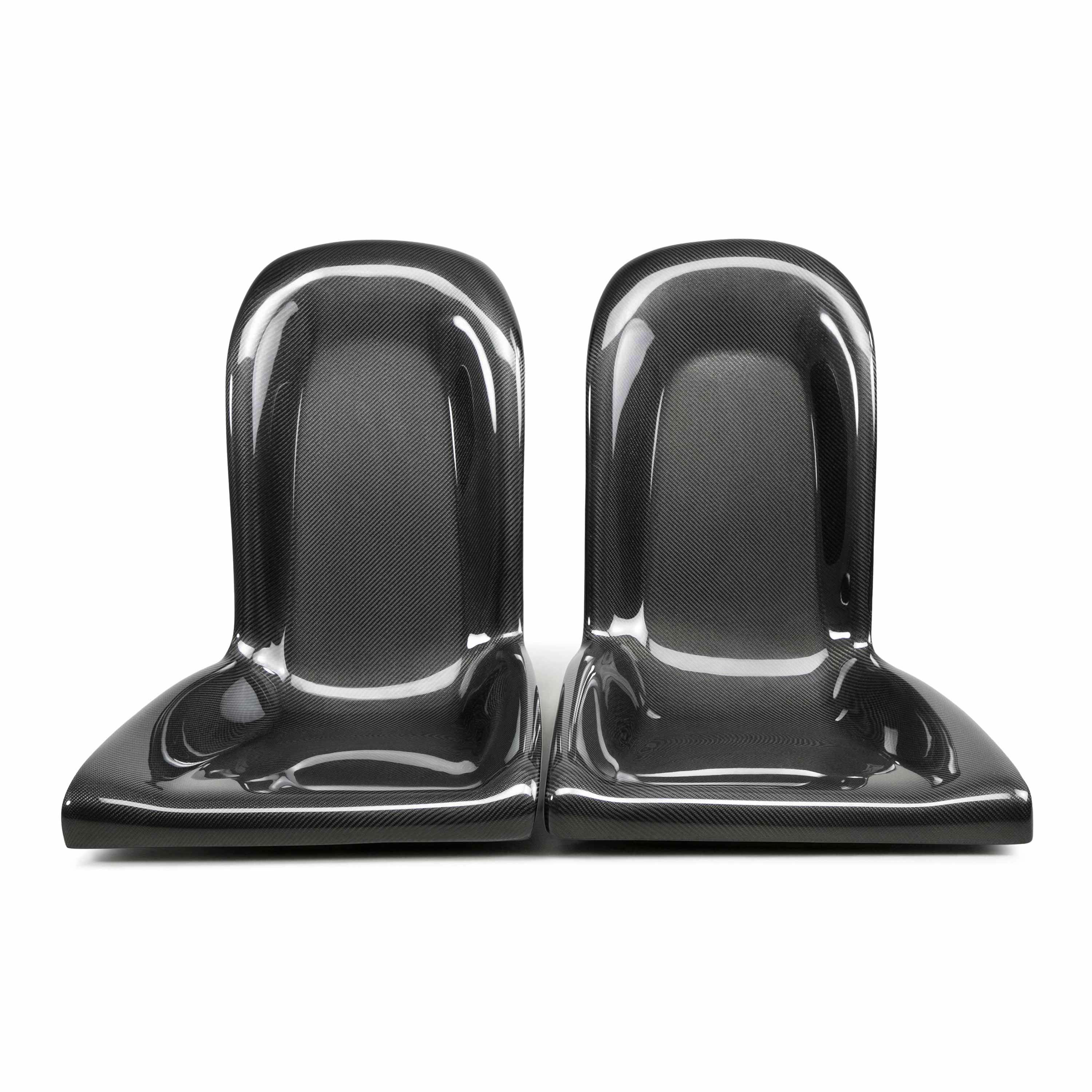 Seibon Carbon Fiber Rear Seat Panels - 2009-2022 Nissan GTR (Pair)
