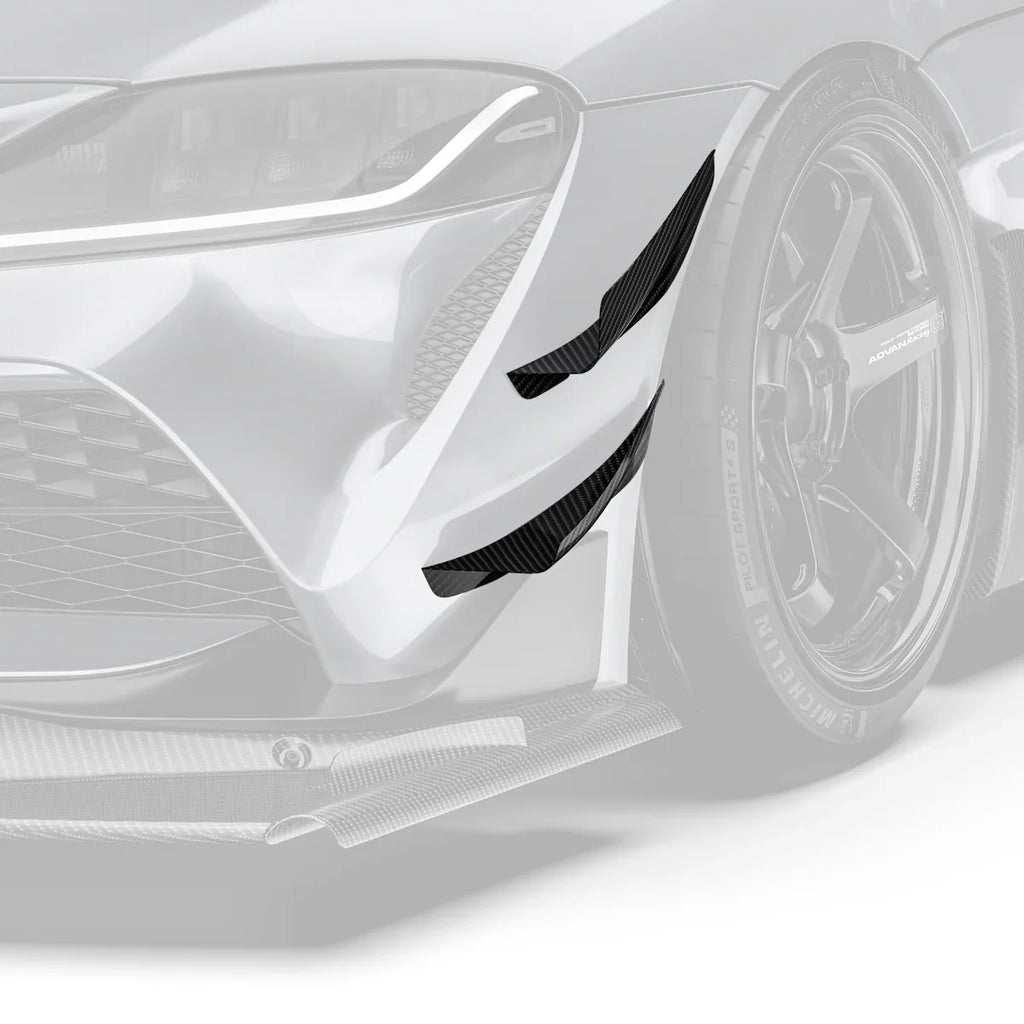ADRO Racing Division Toyota GR Supra ARD Prepreg Canards (Stock Bumper)
