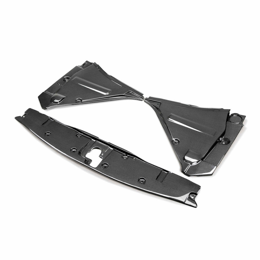 Seibon Carbon Fiber Cooling Panel Set - 2009-2022 Nissan GTR (3-Piece)