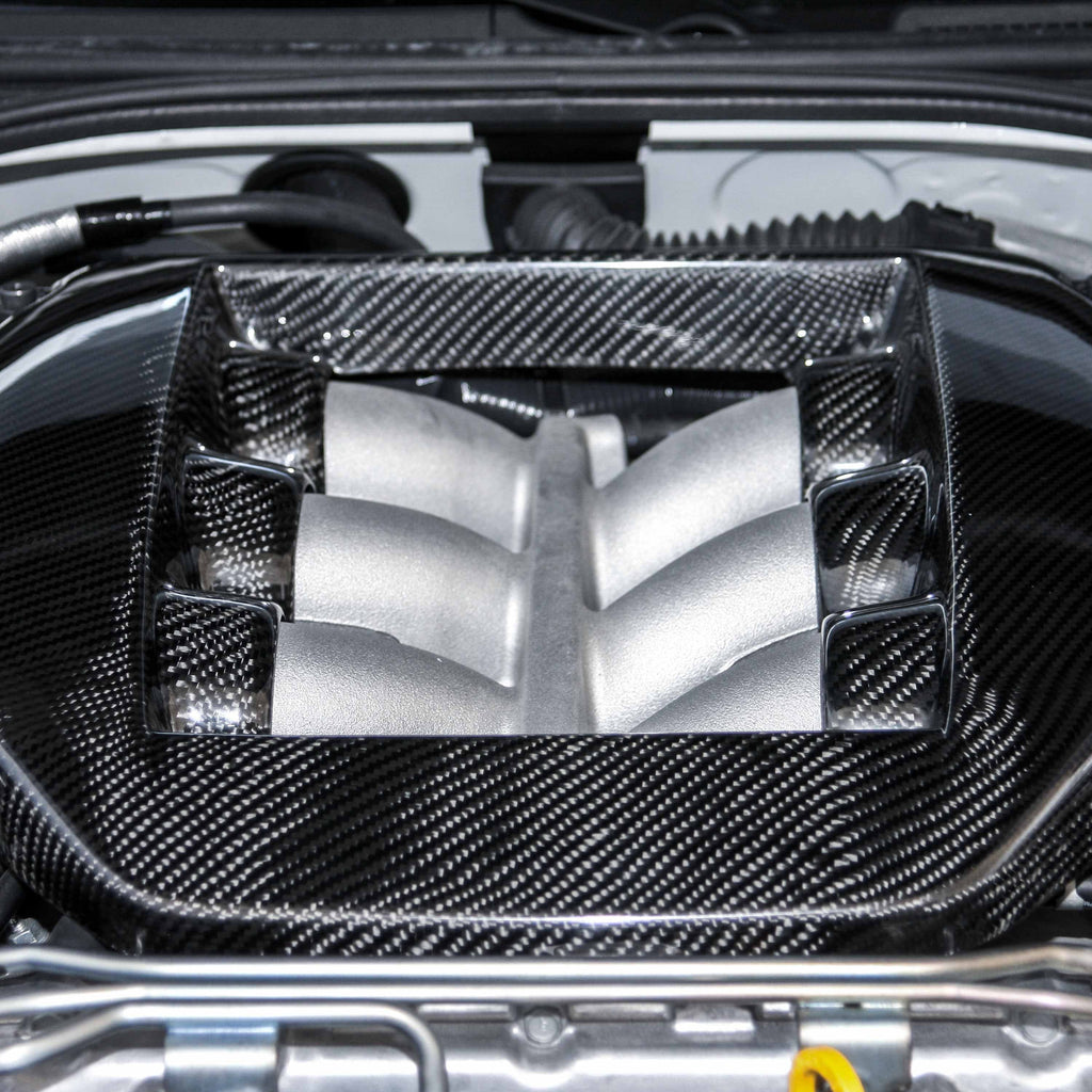 Seibon OEM-Style Carbon Fiber Engine Cover - 2009-2021 Nissan GTR