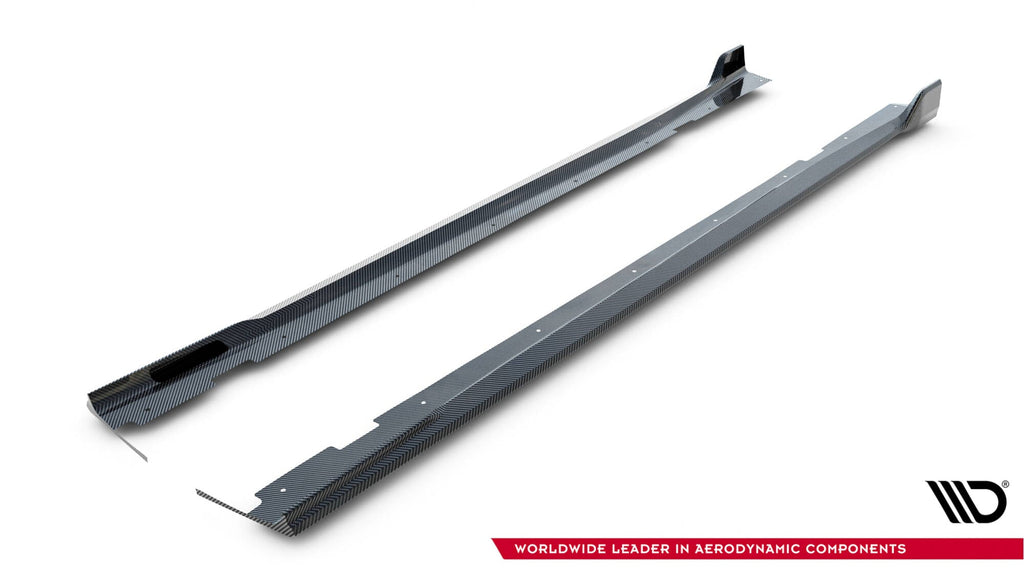 BMW - X7 M-PACK - G07/ G07  FACELIFT - CARBON FIBER SIDE SKIRTS
