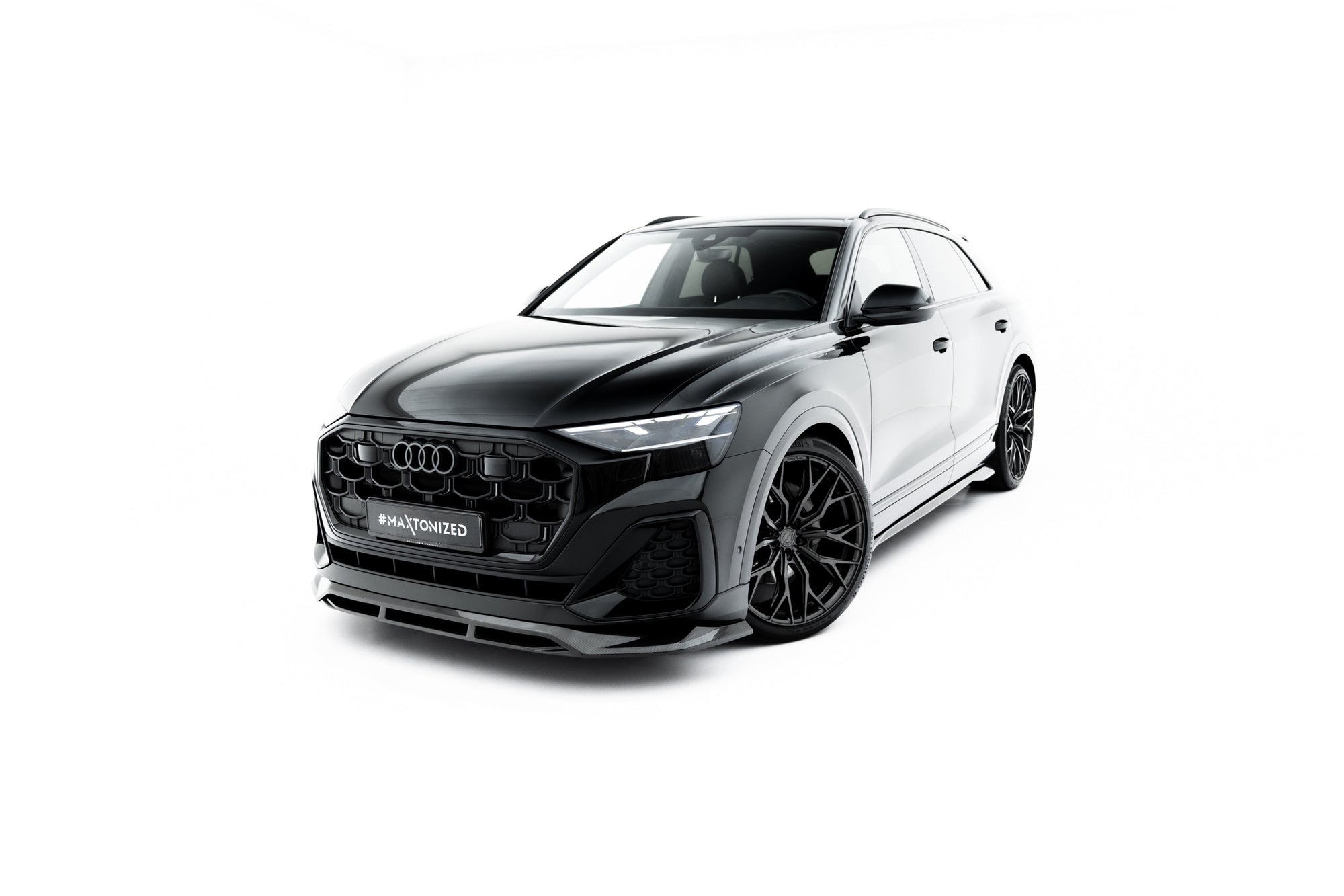 AUDI - SQ8 / Q8 S-LINE - MK1 FACELIFT - CARBON FIBER FRONT SPLITTER
