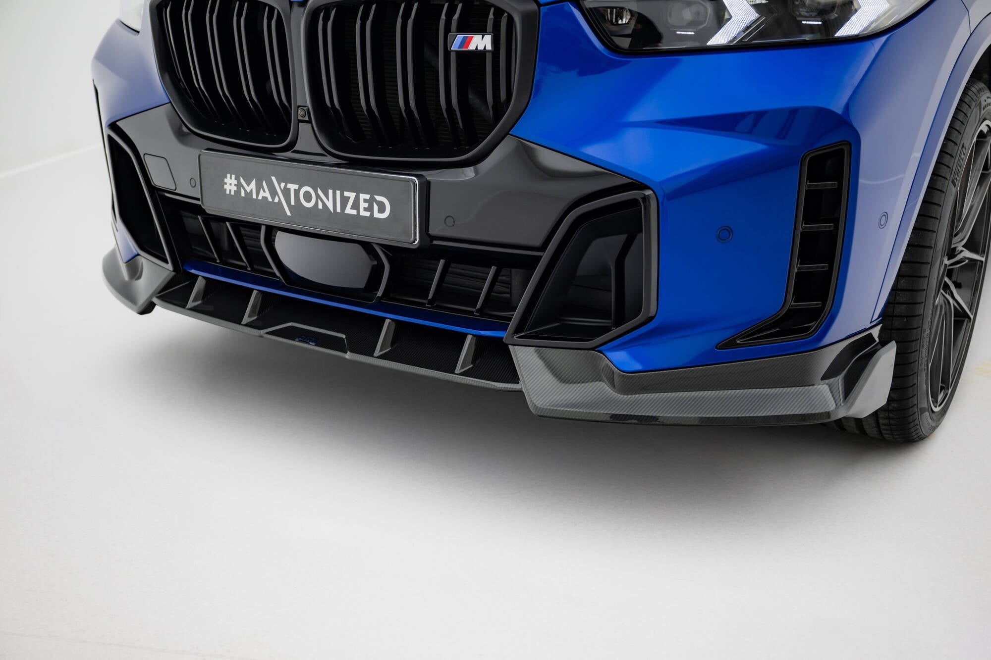 BMW - X5 M-PACK - G05 FACELIFT - CARBON FIBER FRONT SPLITTER
