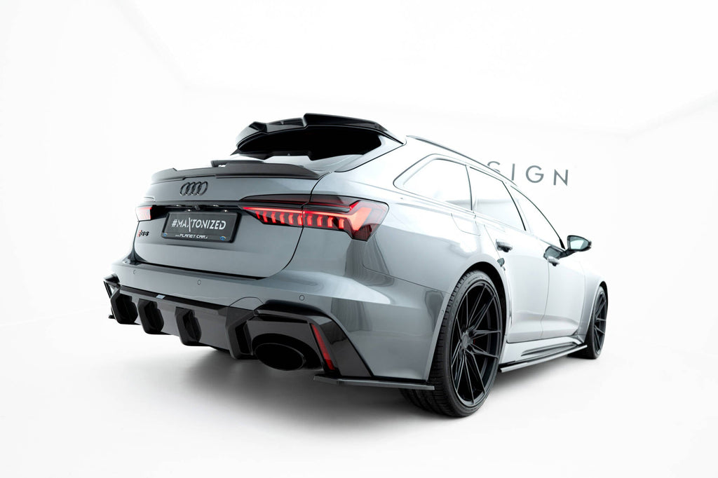AUDI - RS6 C8 - REAR DIFFUSER - CARBON FIBER (version without towbar)