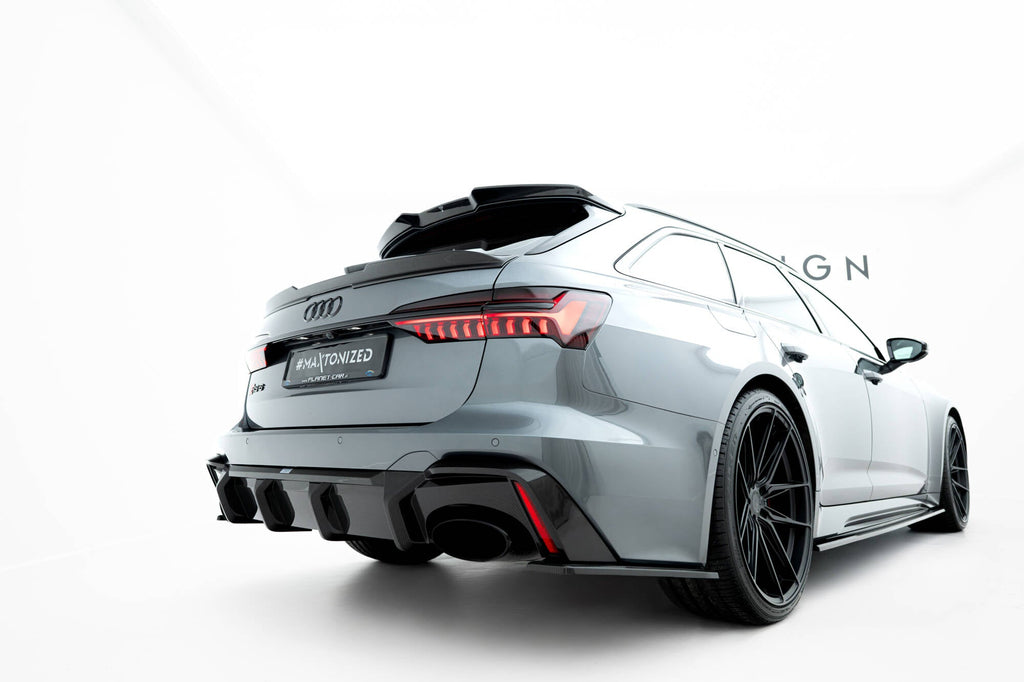 AUDI - RS6 C8 - REAR DIFFUSER - CARBON FIBER (version without towbar)