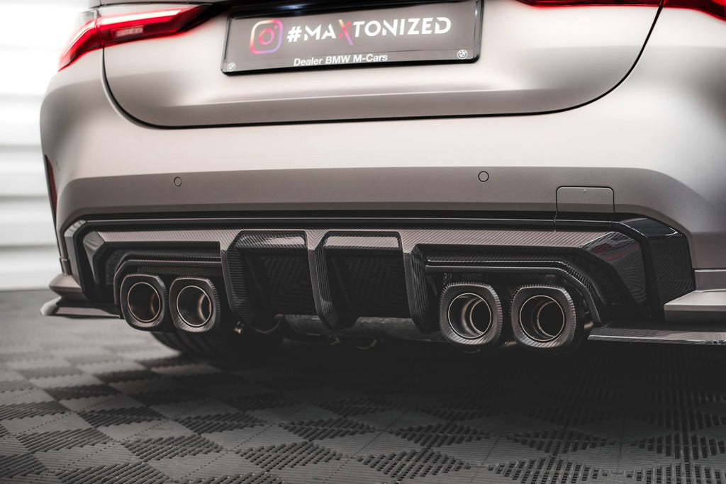 BMW - M3 SEDAN / TOURING G80 / G81 & M4 G82 - CARBON FIBER REAR DIFFUSER