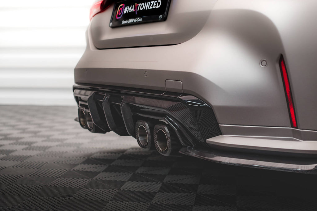 BMW - M3 SEDAN / TOURING G80 / G81 & M4 G82 - CARBON FIBER REAR DIFFUSER