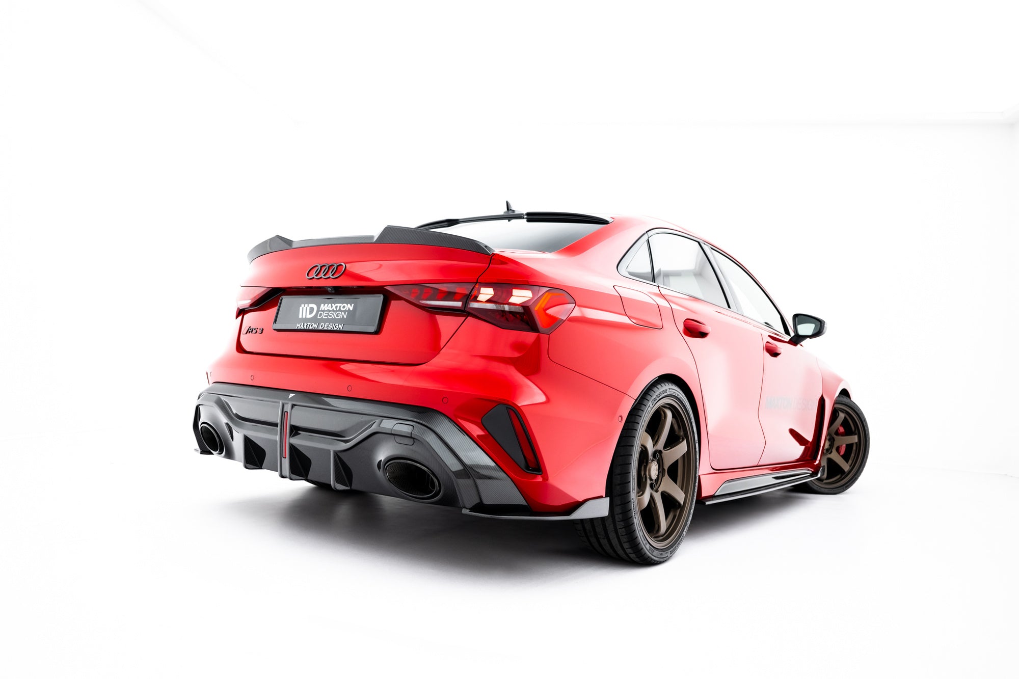 Audi - RS3 Sedan - 8Y Facelift - Carbon Fiber Rear Side Splitters