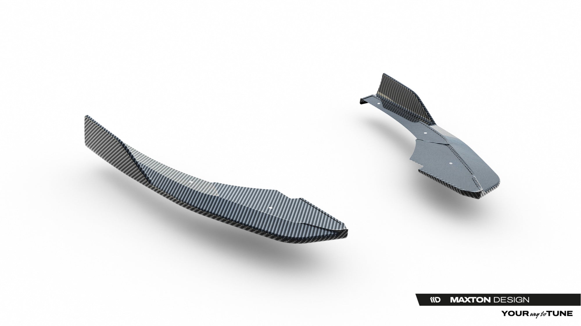 Audi - RS3 Sedan - 8Y Facelift - Carbon Fiber Rear Side Splitters