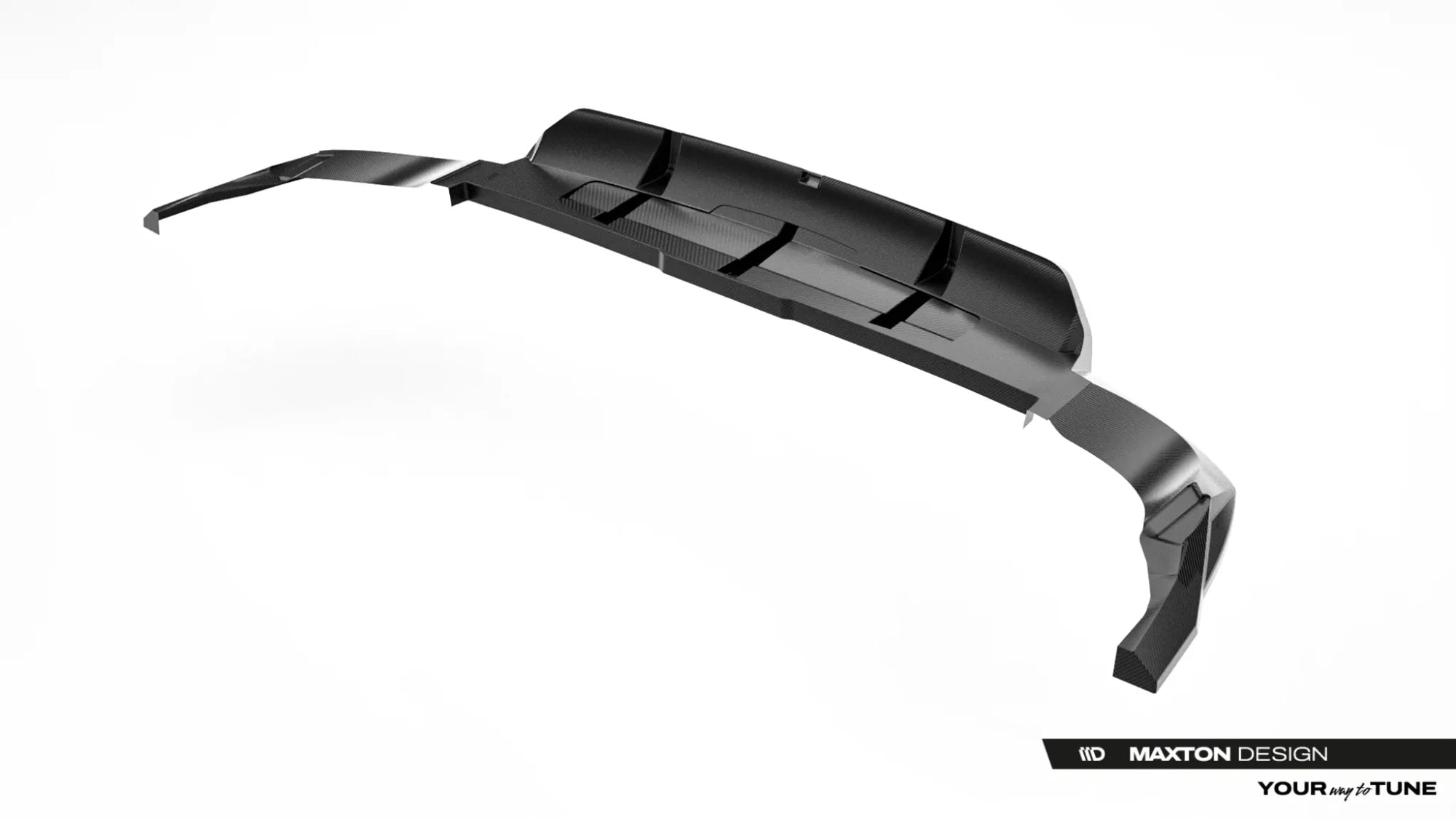 Audi - RSQ8 Mk1 Facelift - Prepreg Carbon Fiber Rear Splitter (with vertical bars)
