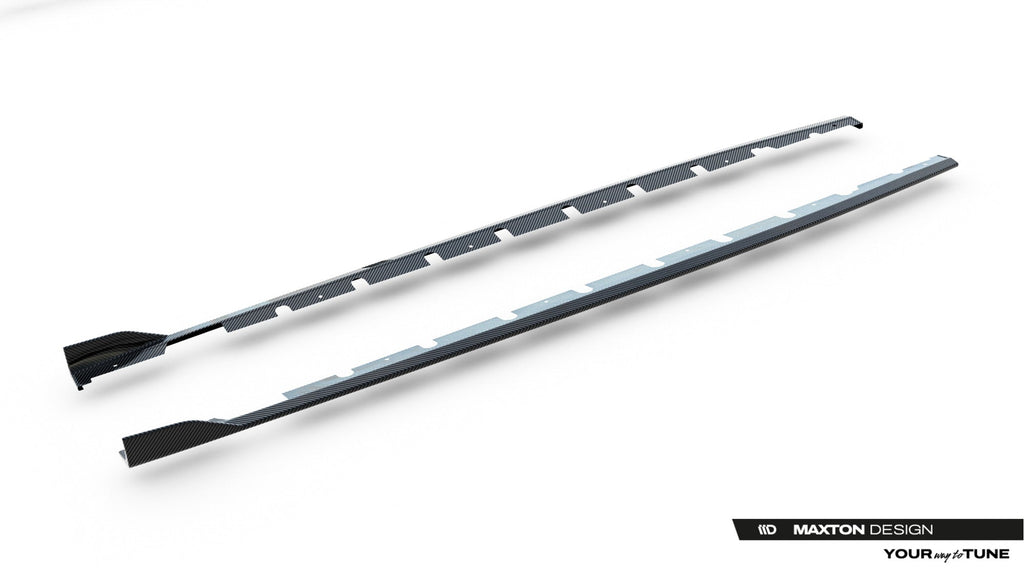 Audi - RS3 Sedan - 8Y Facelift - Carbon Fiber Side Skirts - V1