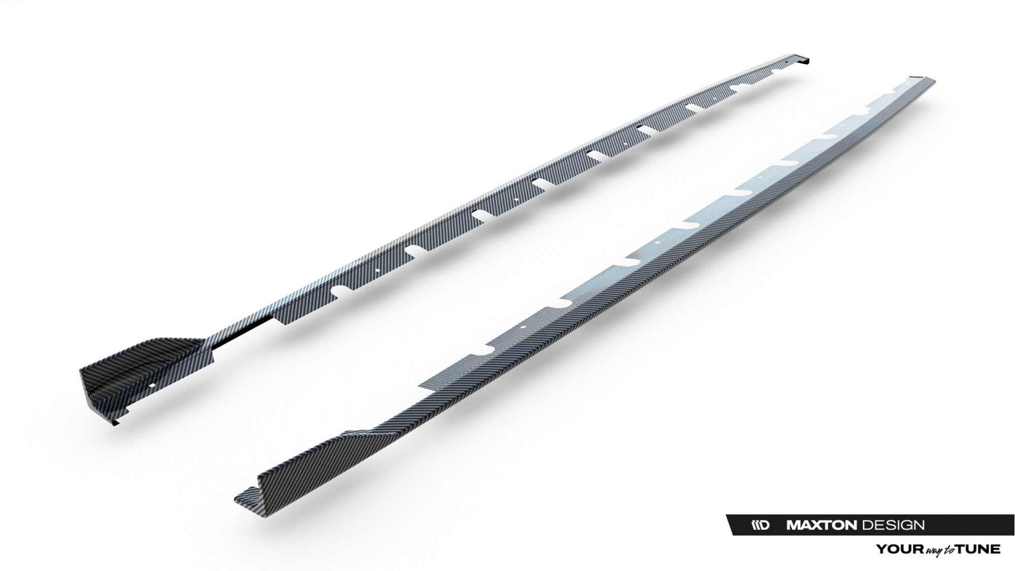 Audi - RS3 Sedan - 8Y Facelift - Carbon Fiber Side Skirts - V1