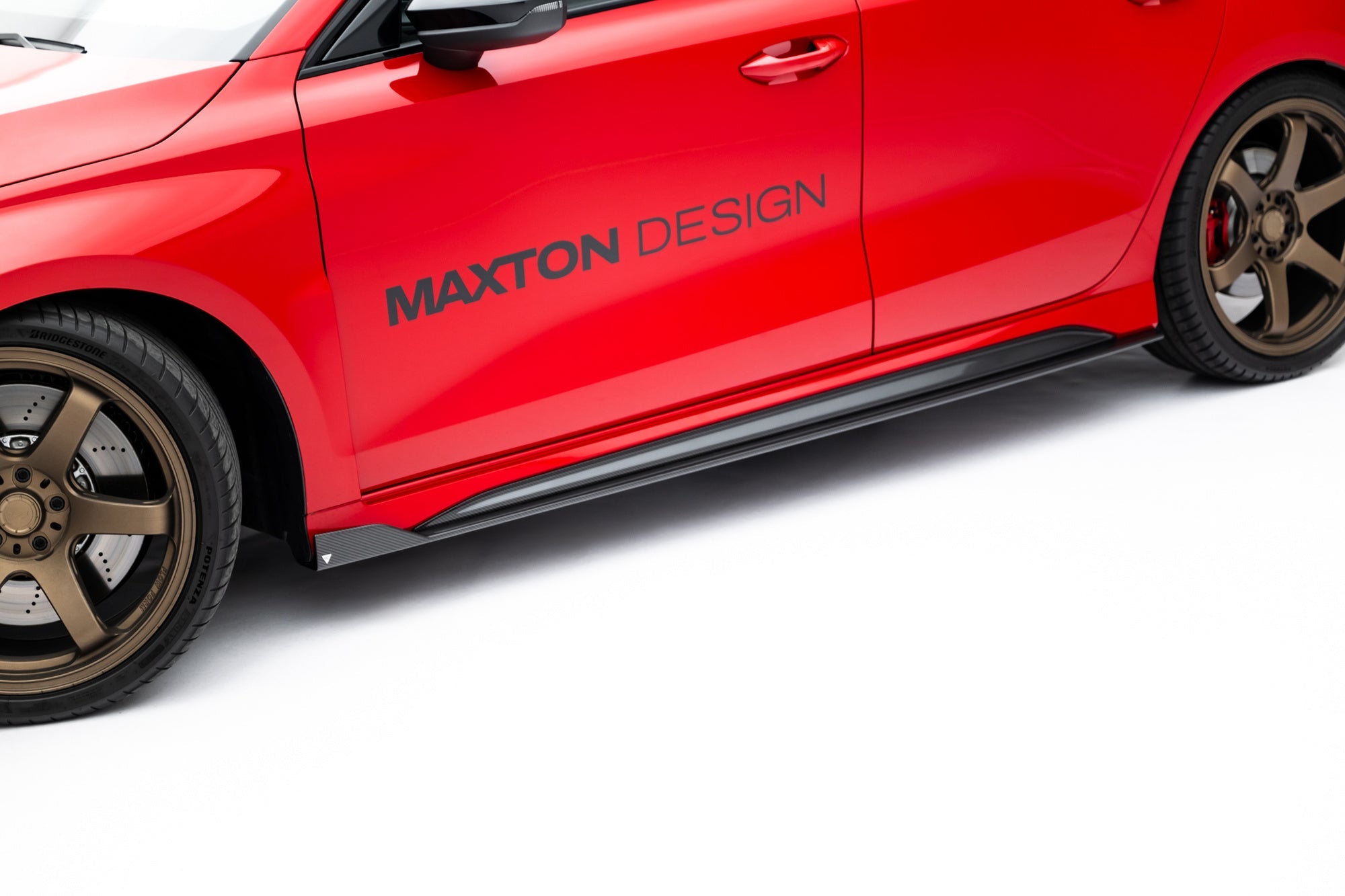 Audi - RS3 Sedan - 8Y Facelift - Carbon Fiber Side Skirts - V1