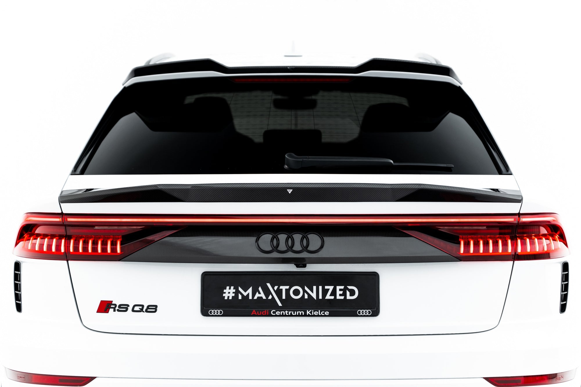 AUDI -  RSQ8 / SQ8 / Q8 S-LINE - CARBON FIBER LOWER TAILGATE SPOILER